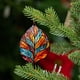 thumbnail image 3 of Acrylic Flat Printing Leaves Christmas Decorations Christmas Tree Decorations Hanging Pendants, 3 of 5