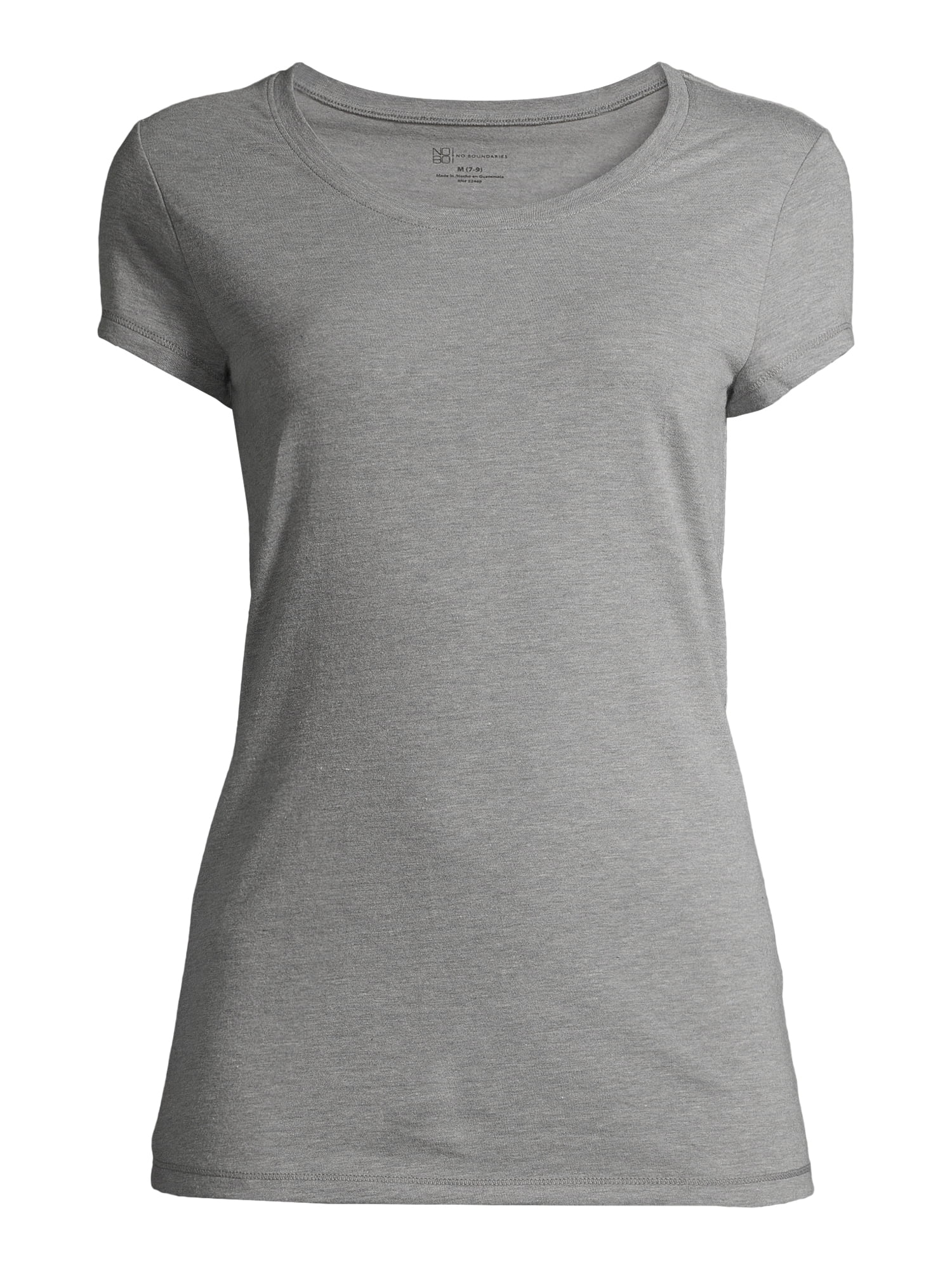 No Boundaries Women's Juniors Everyday Short Sleeve T-Shirt, 3-Pack