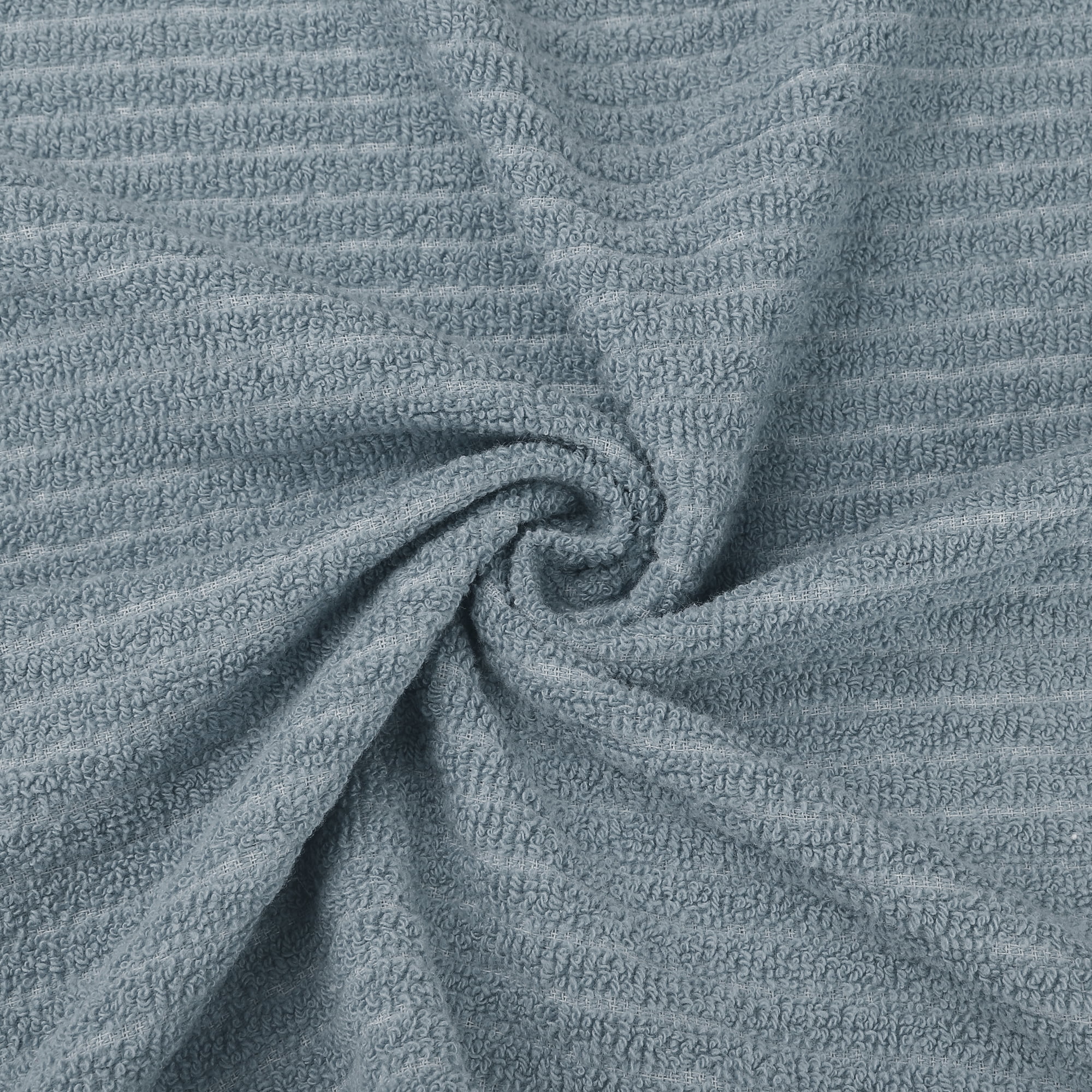 Unique Bargains Striped Pattern 2 Pack Hand Towels Absorbent and Quick Drying Towel Grey 13" x 29"