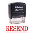 thumbnail image 2 of Printtoo RESEND Self Inking Rubber Stamp Office Stationary Stamp-Red, 2 of 2