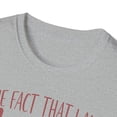 thumbnail image 3 of Adult, Gildan Unisex Softstyle T-Shirt, 18th Birthday Graphic Tee, S-3XL, 3 of 3