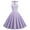DT-Purple, variant on DailyTrove Women's Halter Neck Swing Dress-Fit & Flare-Polyester Blend-for Garden Party/Summer Outing-Solid Color