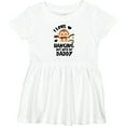 thumbnail image 3 of Inktastic Monkey I Love Hanging out with My Daddy Girls Baby Dress, 3 of 5