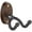 Brown, variant on New Bee Guitar Wall Mount - Sturdy Wood Base & Metal Hook, High Weight Capacity, Anti-Slip V-Shape, Rotatable Adjustable with Soft Rubber - Fits Ukulele/Bass/Mandolin/Banjo (All Sizes)