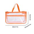 thumbnail image 5 of Clear Makeup Bag Double Zipper Cosmetic Bag Toiletry Bag with Handle for Travel, 5 of 5