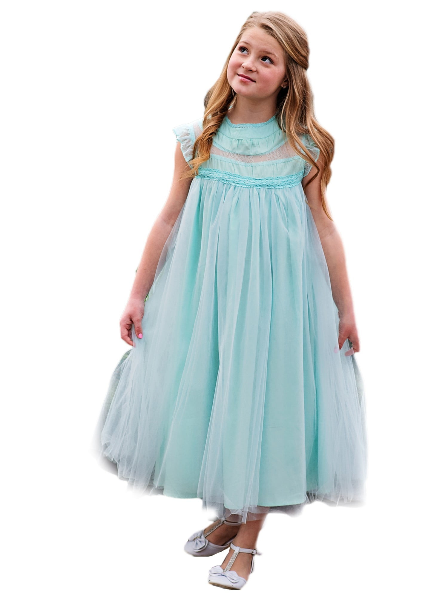 blue smocked easter dress