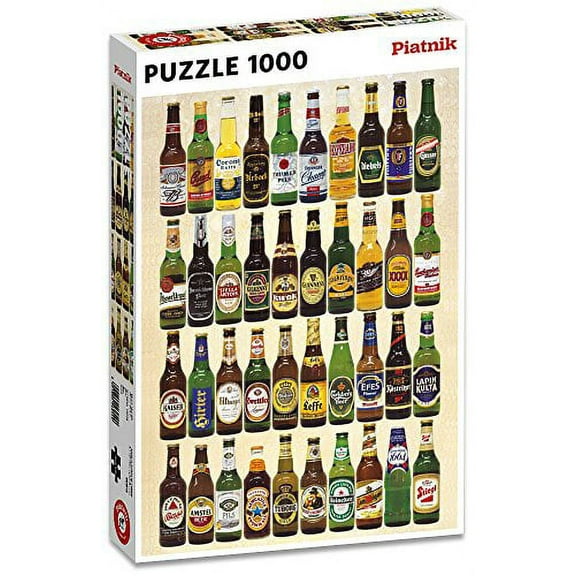 Piatnik Bottles of Beer 1000 Piece Austrian Jigsaw Puzzle 5625 Made in Austria