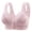 Pink, variant on Npasoilc Plus Size Front Open Bras for Women Full Coverage Bra Wireless Seamless Bra without Steel Rings Bras Thin Tank Bras Sports Bra Daily Underwear
