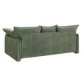 thumbnail image 6 of Williamspace Mid Century Modern Couch for Living Room, 3 Seater Sofa with 3 Thick Cushions and 2 Pillows, Apartment, Lounge, Bedroom, Green, 6 of 7