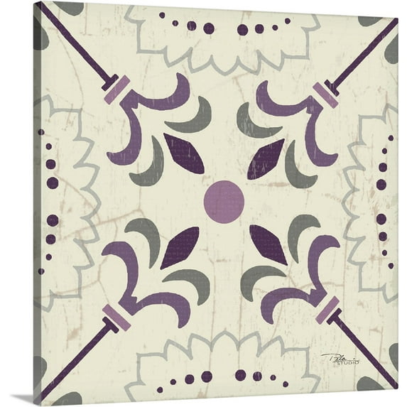 Great BIG Canvas | "Lavender Glow Square II" Canvas Wall Art - 30x30