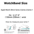 thumbnail image 5 of 2 Pack LEIXIUER Metal Magnetic Band for Apple Watch Bands 38mm Milanese Loop Stainless Steel Wristband with Protector Case for iWatch Series 3 2 1 -silver,rose gold, 5 of 7
