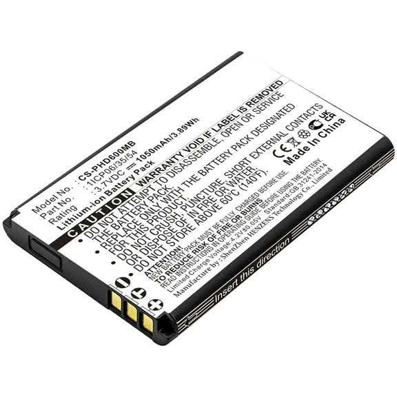 Replacement Battery for Levana Baby Monitor 32102,Baby Monitor 32104,Baby Monitor 32108,Baby Monitor 32109,PN:WLW523450 ERA,1050mAh