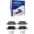 thumbnail image 3 of Detroit Axle - Rear Brake Pads for 13-15 Porsche 911, 10-15 Panamera, 2 Ceramic Brake Pads 2010 2011 2012 2013 2014 2015 Replacement, 3 of 7