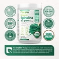thumbnail image 6 of biophix Organic Spirulina Powder, 2.2 Lbs 100% Pure Spirulina Blue Green Algae Powder, Vegan, Non GMO, Non-Irradiated, USDA Certified, Best Protein Superfood, 6 of 9