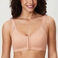DELIMIRA Women's Full Coverage Front Closure Back Support Posture Bras
