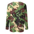 thumbnail image 5 of GIPQJK Womens Plus Size Tunic Sweatshirts Tops Long Sleeve Fall Looses Fit Tunic Sweatshirts Tops Dressy Casual Crew Neck Shirts Camo Print Tunic Tshirt Army Green,XL, 5 of 5