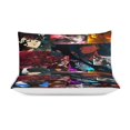 thumbnail image 3 of Black Clover Anime Home Bed 3-piece Set, Classic Japanese Anime Polyester Wash Student Dormitory Set, 3 of 5