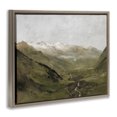 thumbnail image 4 of Stupell Industries Winding Valley Path Landscape Painting Brown Floater Framed Art Print Wall Art, 31 x 25, 4 of 10