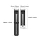 thumbnail image 5 of Correa de reloj deportivo de silicona para Garmin Forerunner35 Forerunner30 ForeAthlete 35J Forerunner35J, 5 of 9