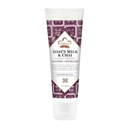 Nubian Heritage Hand Cream for All Skin Types Goats Milk & Chai Made with Fair Trade Shea Butter 4
