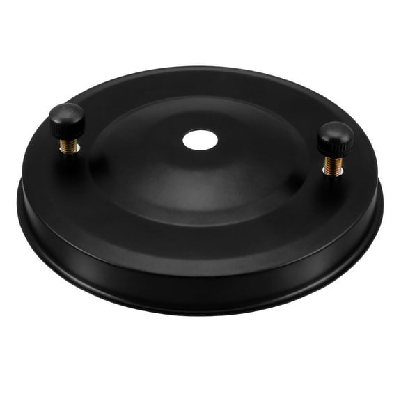 Uxcell Ceiling Canopy Light Plate Pendant Accessories Holder 107mmx20mm Black