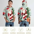 thumbnail image 6 of Hoodies Christmas Santas And Festive Elements Sweatshirt Pullover Men And Women Fashion Hoodie, 6 of 6