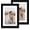 Black, variant on 5x7 Picture Frame Set of 2, Made of Real Glass and Distressed White Wooden Frame - Display Pictures 4x6 with Mat or 5x7 Without Mat, 5 by 7 Photo Frame for Wall or Tabletop Display
