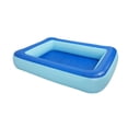thumbnail image 2 of Almencla Inflatable Pool Blow up Reusable Easy to Clean Rectangular Kiddie Pool for Party 60cm, 2 of 7