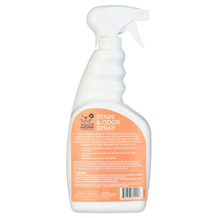 Wags & Wiggles Pet Stain & Odor Spray - 32 Ounces  Grapefruit Scent