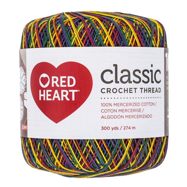 Red Heart Classic Crochet Thread Size 10, Mexicana