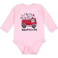 thumbnail image 3 of Inktastic It's My 1st Valentine's Day Fire Truck with Cute Dalmatian Boys or Girls Long Sleeve Baby Bodysuit, 3 of 5