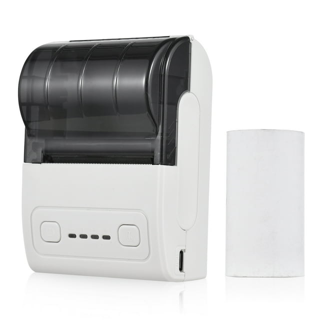 Label printer,Bill Ticket Printer Paper Roll Compatible 57mm Print Paper Restaurant Sales Retail 2 Inch Usb Roll Compatible With Android Windows Restaurant Sales Retail Stores Printer 2 Inch