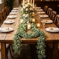 thumbnail image 6 of Uxgjfwu Artificial Ivy Garland Fake Hanging Vines Plants for Wedding Garden Party Decor Green Leaves Garland, 6 of 7