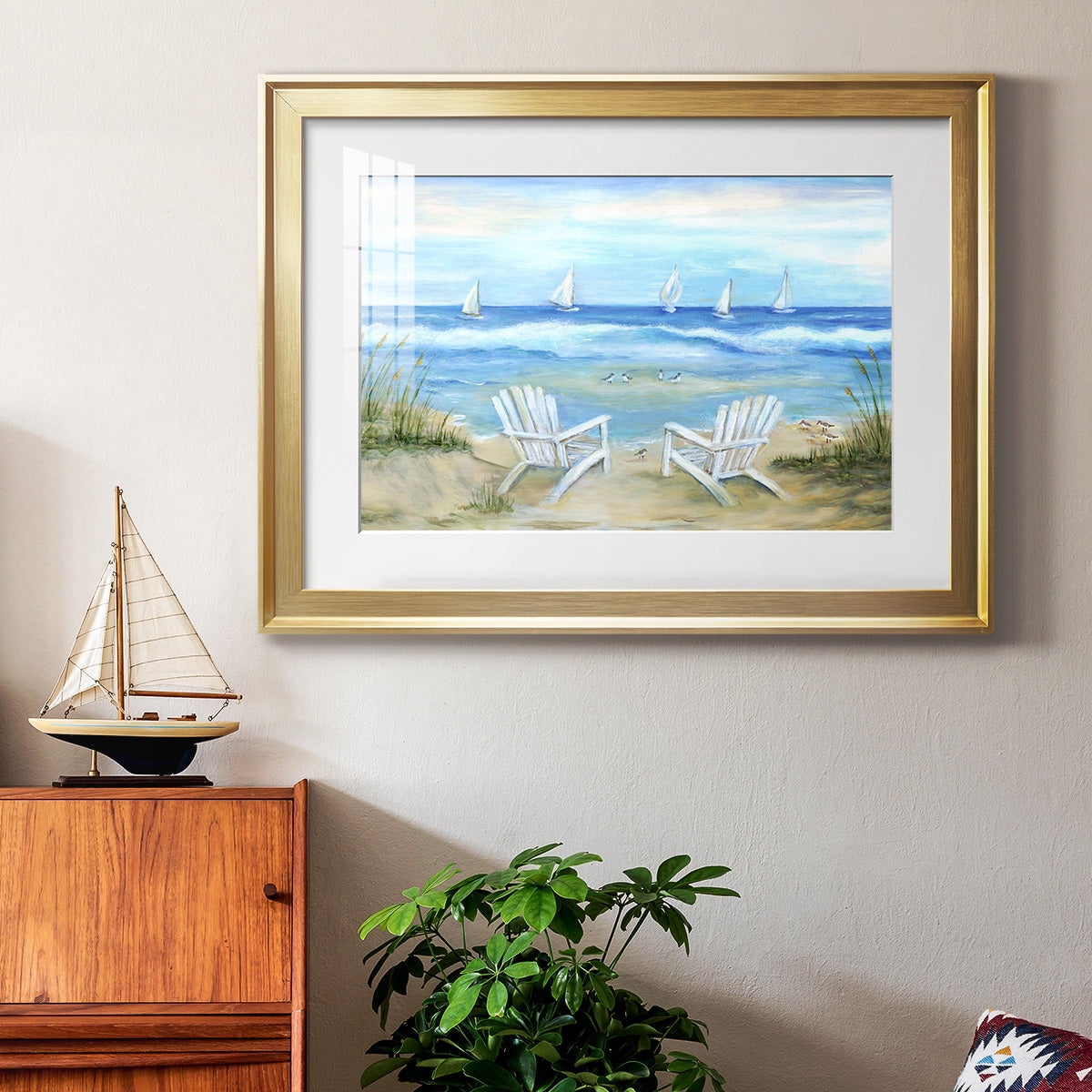 Seaside Escape Premium Framed Print - Ready to Hang