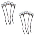 thumbnail image 5 of Vintage French Imitation Pearls U Shaped Hair Pins For Women Nonslip Hairpin Secure Grip Side Comb for Bridal Hair, 5 of 8