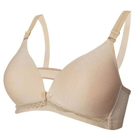 bestolf Women Nursing Bra Front Buckle Maternity Breastfeeding Pregnant Brassiere Underwear