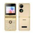 thumbnail image 2 of NEW Foldable Flip Unlocked Mobile Phone 4 SIM Card 2G GSM Camera Magic Voice щя, 2 of 8