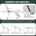 thumbnail image 2 of ZHOUB Multipurpose Tattoo Chair 72" L 24" W Massage Bed with Hydraulic Stool Beauty Bed Table Salon Chair for Professional Massage Facial Lash Beauty Spa Treatment, 2 of 13