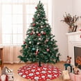 thumbnail image 7 of Sikiie Cute Baseball 30-48 inches {designName} Print Christmas Tree Skirt Snowman Xmas Tree Skirt with Edge Christmas Decorations for Holiday Party48", 7 of 7