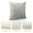 thumbnail image 4 of GOSMITH  Pillowcase, Christmas Holiday Falling Snowflake Throw Pillow Cover Cushion Home Sofa Bed Car Decorative White, 4 of 5