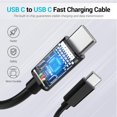 thumbnail image 4 of Cable de carga TZBAY, paquete de 4 unidades, 60 W, USB C a C para iPhone Galaxy, 4 of 7