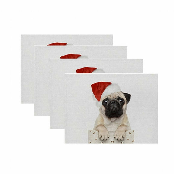 AUQ Placemat,High-Quality Heat Insulation Table Mat,Natural and Durable Dinner Mats,Multicolor 7,32*42cm