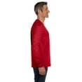 thumbnail image 3 of Hanes Men's 6.1 oz. Tagless Long-Sleeve Pocket T-Shirt - 5596, 3 of 5