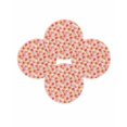 thumbnail image 7 of 13 Inch Round Placemats Set of 4, Pink Flowers Non Slip Heat Insulation PP Table Mats, Pastoral Floral Leaves Botanical Rustic Washable Place Mats for Kitchen Dining Party Table Decor, 7 of 7