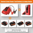 thumbnail image 3 of Car Jump Starters Adapter Jumper Cables 11AWG 30A Starter Jump Charger for Black and Decker 20V Li-ion Battery, 3 of 6