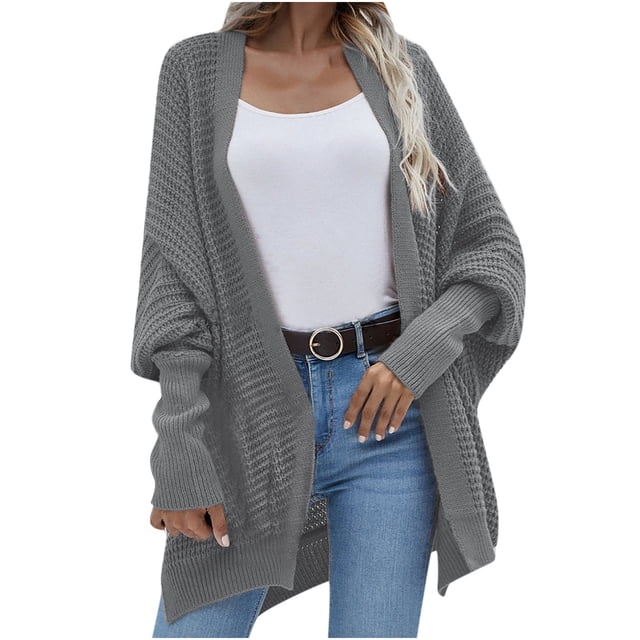 PVCS Femmes Casual Manches Longues Solide Chaud Pull Dames Tops Manteau