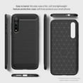 thumbnail image 5 of SCL LG Velvet Case, Carbon Fiber Effect Gel Grip Protection Cover [Anti Scratch][Anti Collision] Compatible with The LG, 5 of 5