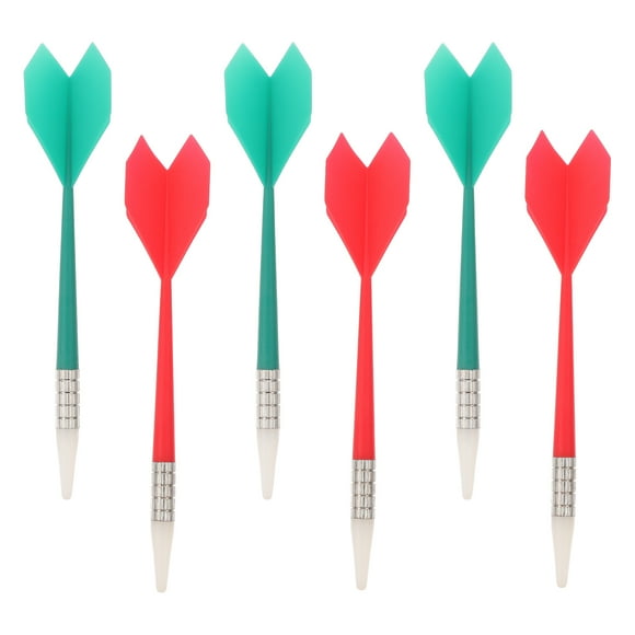 KAKOWELY 6PCS Outdoor Indoor Use ABS Dart Needles Plastic Dart Tips Throwing Tips,5.51"X0.98"X0.31"