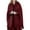 Wine, variant on gakvbuo Women Trench Coat Open Front Cardigan Jacket Coat Shawl Cape Cloak Mantle Plus