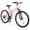 Pink, variant on Marknig 26 inch Mountain Bike, 7 Speed Adult Bicycle with High-Carbon Steel Frame, Dual Disc & V-Brakes, Adjustable Seat for Men and Women,MTB with Shock Absorption System, Gray